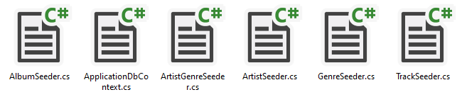 Entity Framework Core Spotify data seed generator