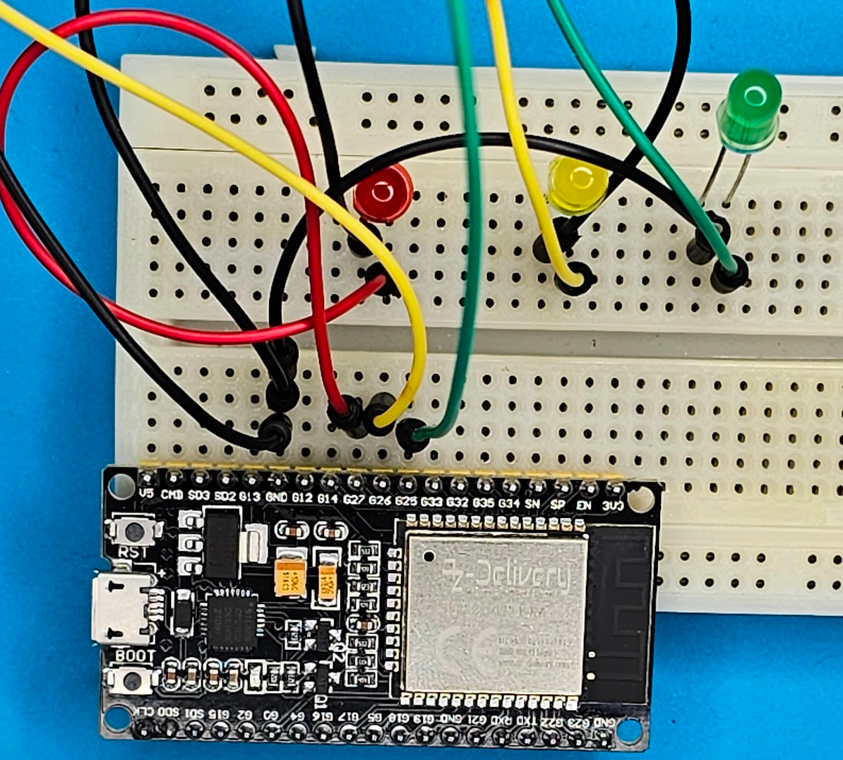 How to connect ESP32 microcontroller to WIFI network