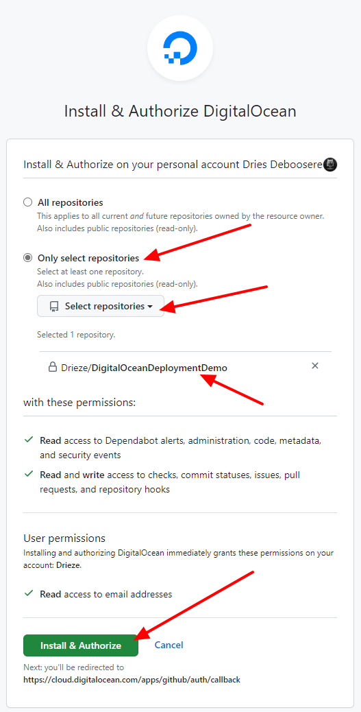 How to auto-deploy an ASP.NET 6.0 application to Digital Ocean App
