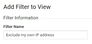 How to exclude own visits (online and development) from Google Analytics
