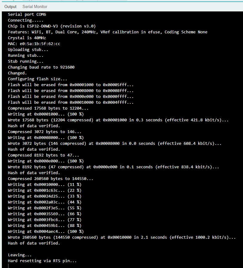 Setting up Arduino IDE for ESP32 development