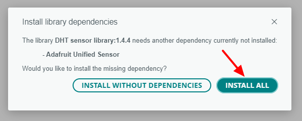Read temperature and humidity with ESP32 and DHT22 temperature and humidity sensor